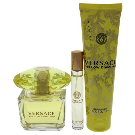 versace perfume yellow diamond set|perfume versace woman yellow diamond.